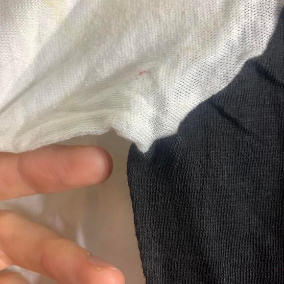 vintage 1981 ROLLING STONES Tattoo You Tour double sided 3/4 sleeve tee shirt XL - Picture 4 of 8